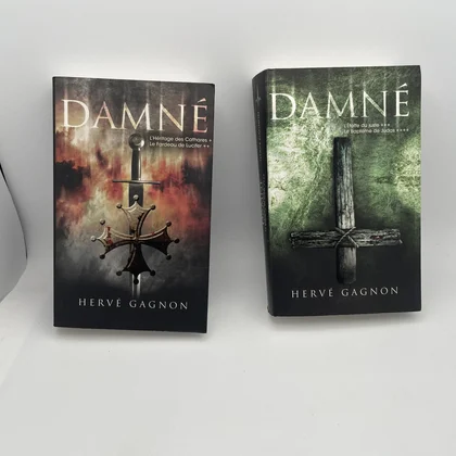 Damné - Intégrale (tomes 1 et 2) - Hervé Gagnon - France Loisirs - Livres - Très bon état