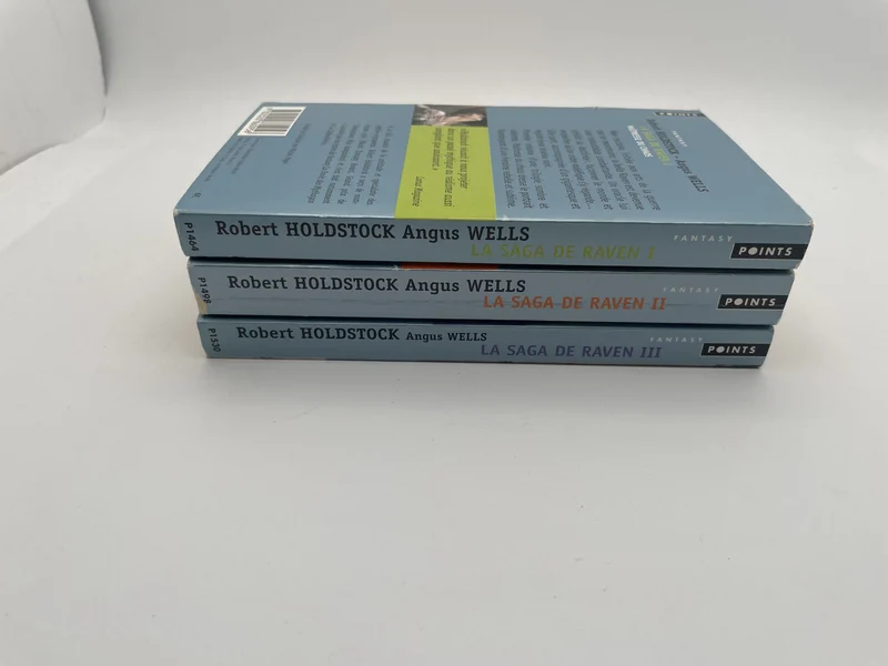 La Saga de Raven - Tomes 1, 2 et 3 - Robert Holdstock / Angus Wells - Points - Livres - Très bon état