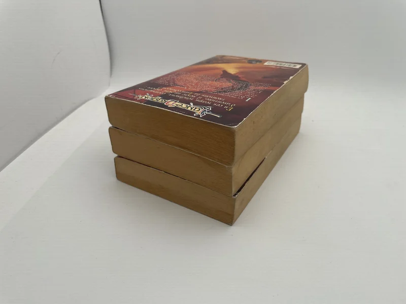 Lance Dragon - Trilogie des Chroniques (tomes 1 à 3) - Margaret Weis / Tracy Hickman - Fleuve Noir - Livres - État correct