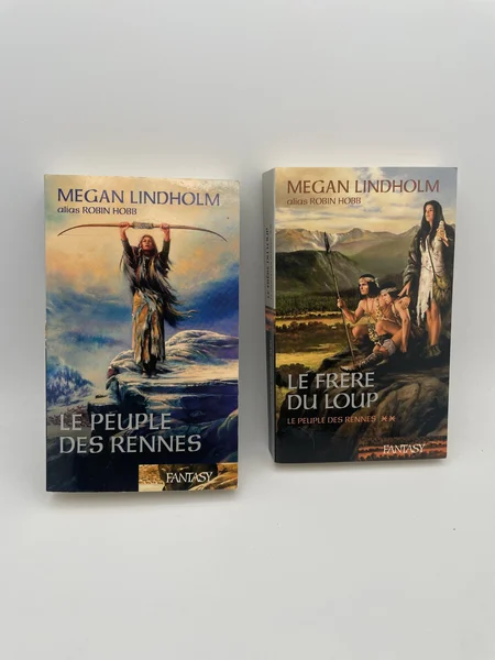 Le Peuple des Rennes - Tomes 1 et 2 (Le Peuple des Rennes, Le Frère du Loup) - Megan Lindholm - France Loisirs - Livres - Très bon état