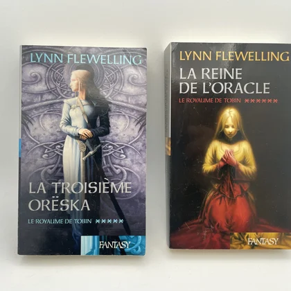 Le Royaume de Tobin - Tomes 5 et 6 (La Troisième Orëska, La Reine de l'Oracle) - Lynn Flewelling - France Loisirs - Livres - Très bon état