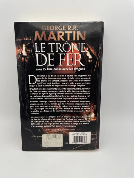 Le Trône de Fer - Tome 15 - Une danse avec les dragons - George R.R. Martin - Pygmalion - Livres - Très bon état