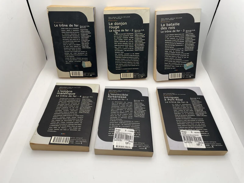 Le Trône de Fer - Tomes 1 à 6 - George R.R. Martin - J'ai Lu - Livres - Bon état