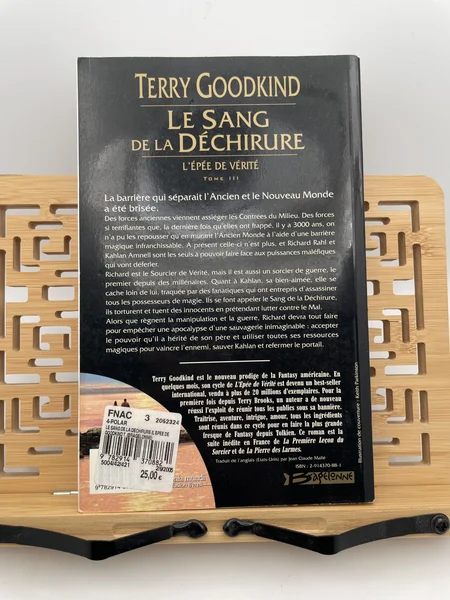 L'Épée de Vérité T03 Le Sang de la Déchirure - L'Épée de Vérité - Terry Goodkind - Bragelonne - Livres - Très bon état