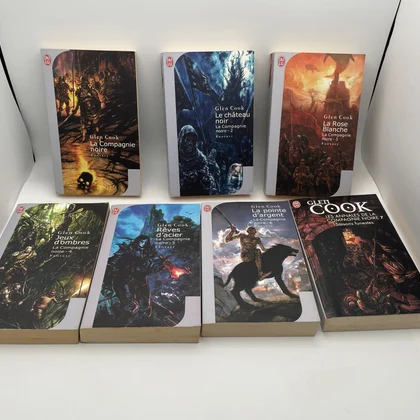 Les Annales de la Compagnie Noire - Tomes 1 à 7 - Glen Cook - J'ai lu - Livres - Très bon état
