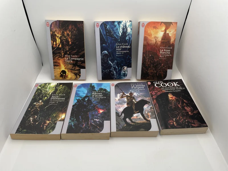 Les Annales de la Compagnie Noire - Tomes 1 à 7 - Glen Cook - J'ai lu - Livres - Très bon état