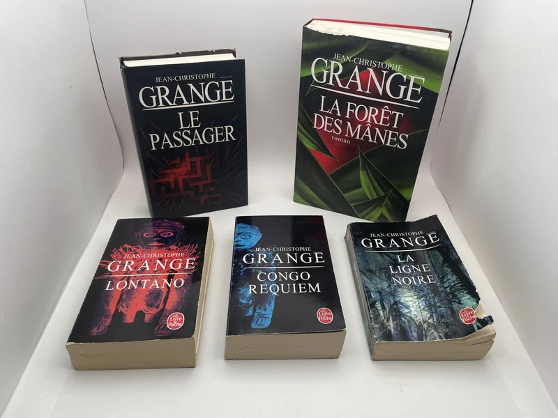 Lontano / Congo Requiem / La Ligne Noire / Le Passager / La Forêt des Mânes - Jean-Christophe Grangé - Albin Michel - Livres - État correct