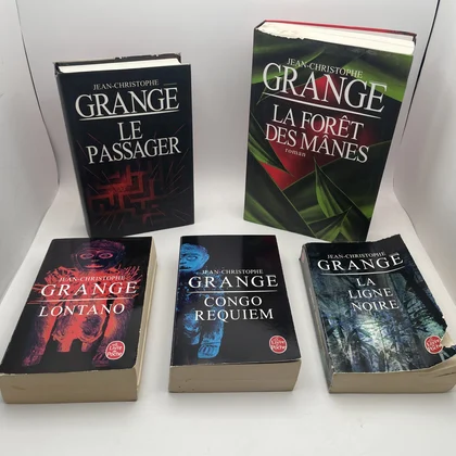 Lontano / Congo Requiem / La Ligne Noire / Le Passager / La Forêt des Mânes - Jean-Christophe Grangé - Albin Michel - Livres - État correct