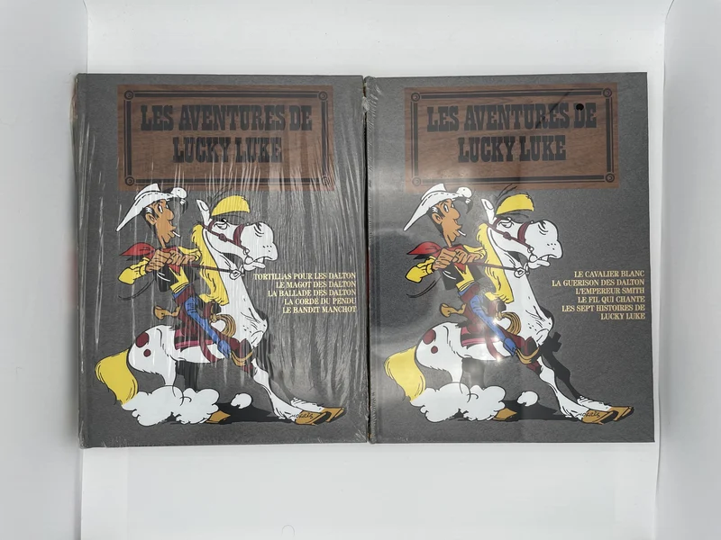 Lucky Luke - Intégrale (tomes 1 à 12) - Morris / René Goscinny - Dargaud - Hachette - Rombaldi - BD franco-belge - Neuf
