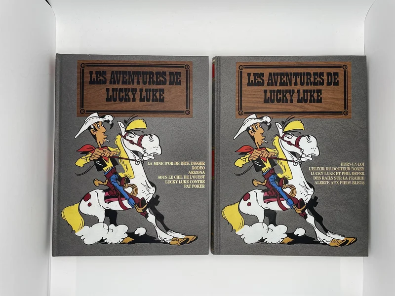 Lucky Luke - Intégrale (tomes 1 à 12) - Morris / René Goscinny - Dargaud - Hachette - Rombaldi - BD franco-belge - Neuf