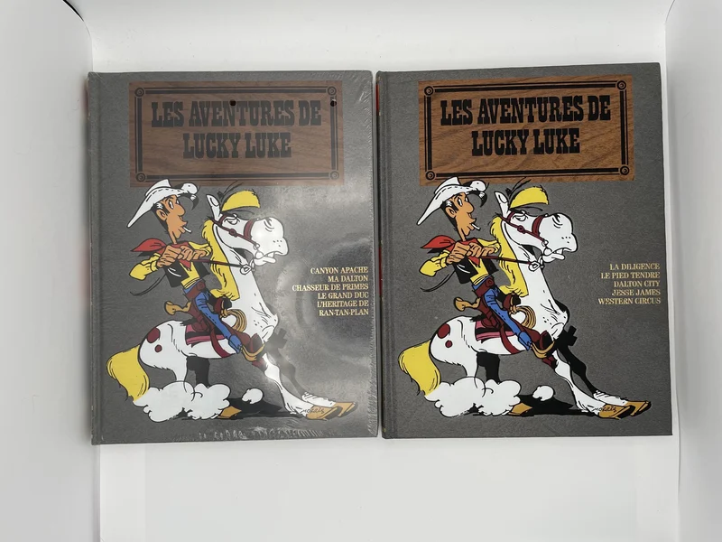 Lucky Luke - Intégrale (tomes 1 à 12) - Morris / René Goscinny - Dargaud - Hachette - Rombaldi - BD franco-belge - Neuf