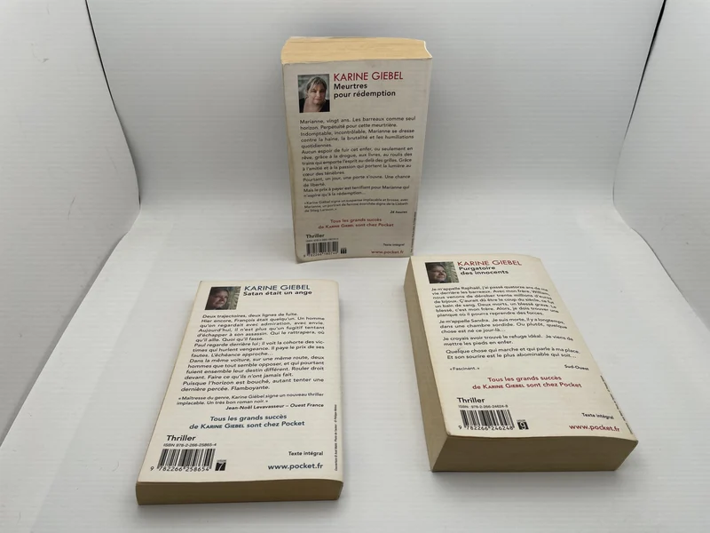 Meurtres pour rédemption / Purgatoire des innocents / Satan était un ange - Karine Giebel - Pocket - Livres - Très bon état