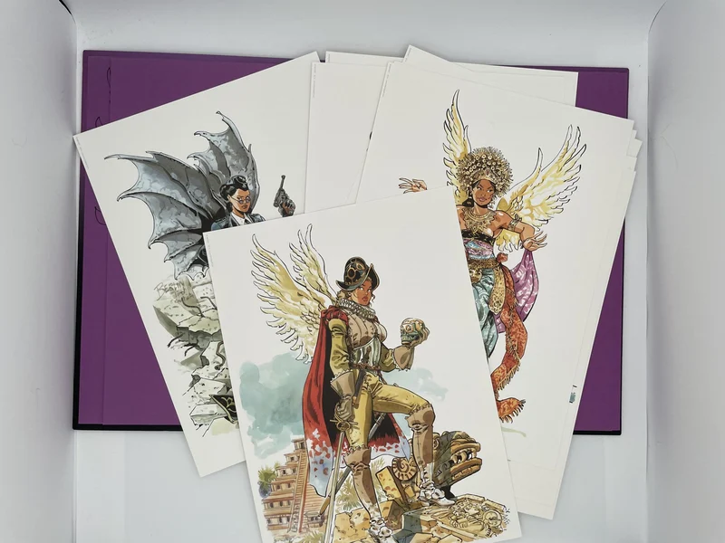 Meynet - Ailes et Belles - Bruno Graff + dessin dédicacé perso - BD franco-belge - Très bon état
