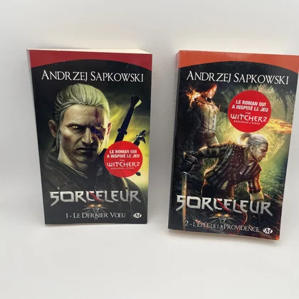 Sorceleur - Tomes 1 et 2 (Le Dernier Vœu, L'Épée de la Providence) - Andrzej Sapkowski - Bragelonne - Livres - Très bon état