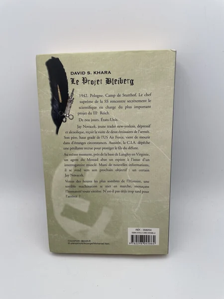 Trilogie Projet - Tome 1 - Le Projet Bleiberg - David S. Khara - Fleuve Noir - Livres - Très bon état