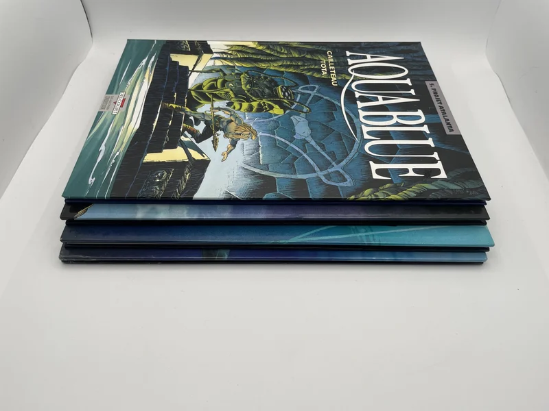 Aquablue - Tomes 2 à 5 (Planète bleue, Le Mégophias, Corail noir, Projet Atalanta) - Thierry Cailleteau / Olivier Vatine / Ciro Tota - Delcourt - BD franco-belge - Très bon état