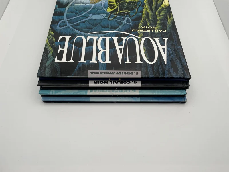 Aquablue - Tomes 2 à 5 (Planète bleue, Le Mégophias, Corail noir, Projet Atalanta) - Thierry Cailleteau / Olivier Vatine / Ciro Tota - Delcourt - BD franco-belge - Très bon état
