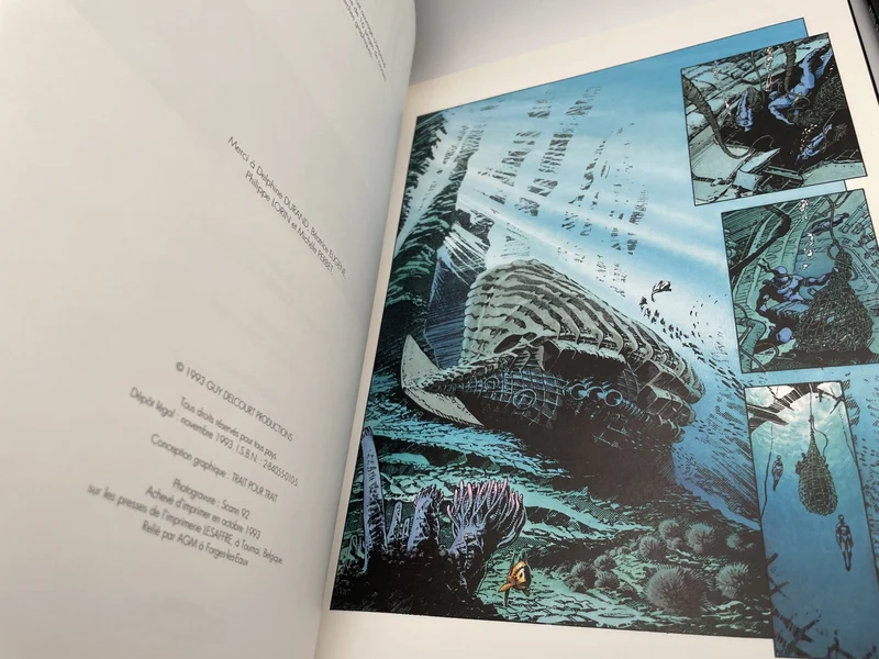 Aquablue - Tomes 2 à 5 (Planète bleue, Le Mégophias, Corail noir, Projet Atalanta) - Thierry Cailleteau / Olivier Vatine / Ciro Tota - Delcourt - BD franco-belge - Très bon état