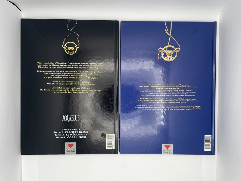 Aquablue - Tomes 2 à 5 (Planète bleue, Le Mégophias, Corail noir, Projet Atalanta) - Thierry Cailleteau / Olivier Vatine / Ciro Tota - Delcourt - BD franco-belge - Très bon état