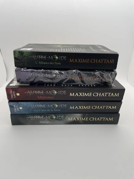 Autre-Monde - Tomes 1 à 5 (L'Alliance des Trois à Oz) - Maxime Chattam - Albin Michel - Livres - Très bon état