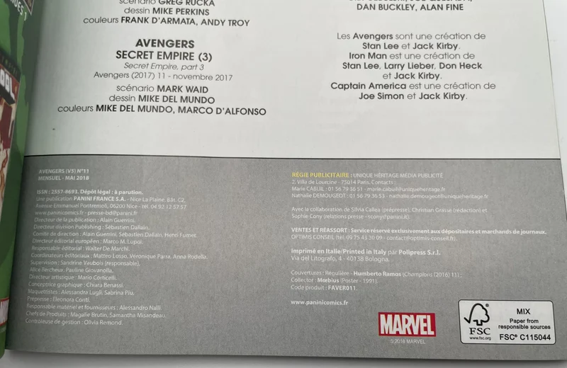 Avengers - Tome 11 - Collector Edition Moebius - Mark Waid / Mike Del Mundo - Panini Comics - Comics - Très bon état