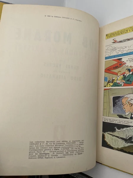 Bob Morane - EO - T 3 - Les tours de cristal - Henri Vernes / Dino Attanasio - Marabout - BD franco-belge - État correct