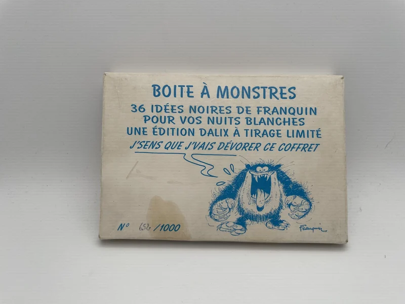 Boite à Monstres Franquin – Editions Dalix – 36 cartes postales - Cartes postales - État correct