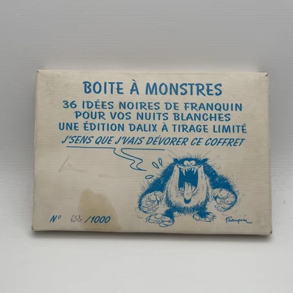Boite à Monstres Franquin – Editions Dalix – 36 cartes postales - Cartes postales - État correct