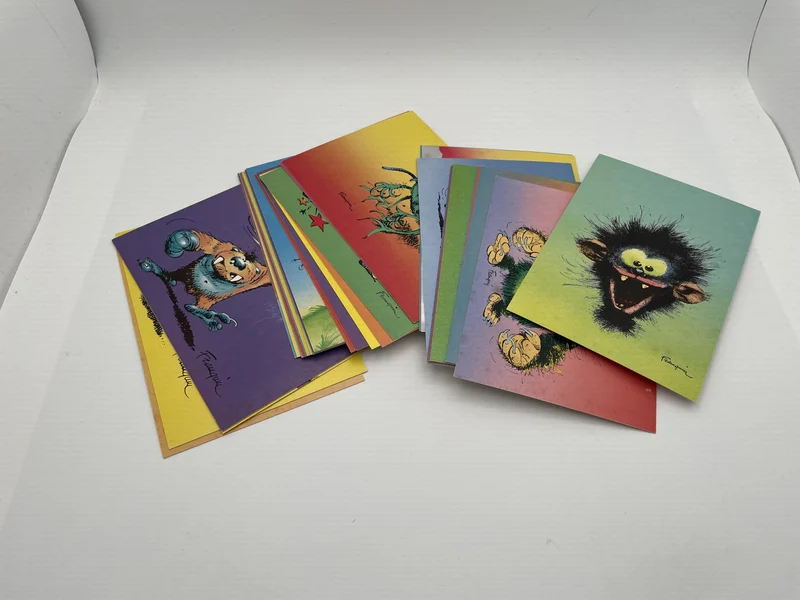 Boite à Monstres Franquin – Editions Dalix – 36 cartes postales - Cartes postales - État correct