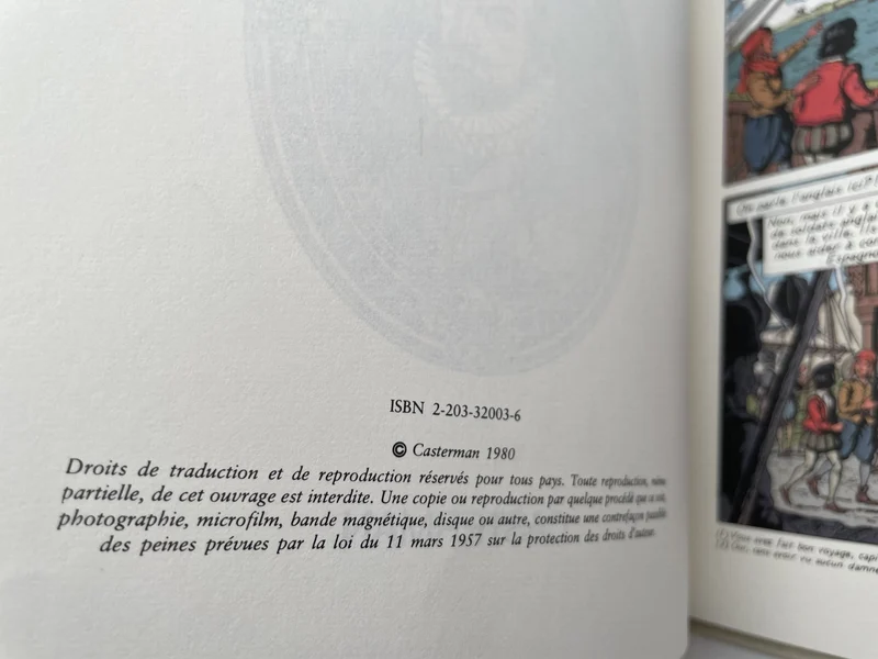 Cori le Moussaillon - EO - Tome 3 - L'Invincible Armada 2 - Le Dragon des Mers - Bob De Moor - Casterman - BD franco-belge - Très bon état