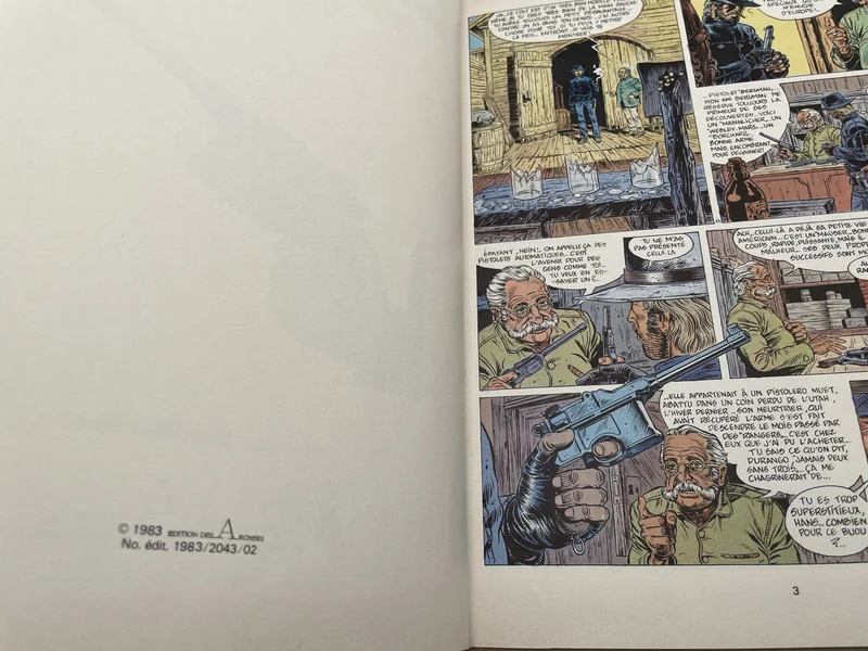 Durango -EO - Tome 3 - Piège pour un tueur - Yves Swolfs - Édition des Archers - BD franco-belge - Très bon état