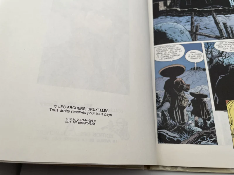 Durango - EO - Tome 6 - Le destin d'un desperado - Yves Swolfs - Edition des Archers - BD franco-belge - Très bon état