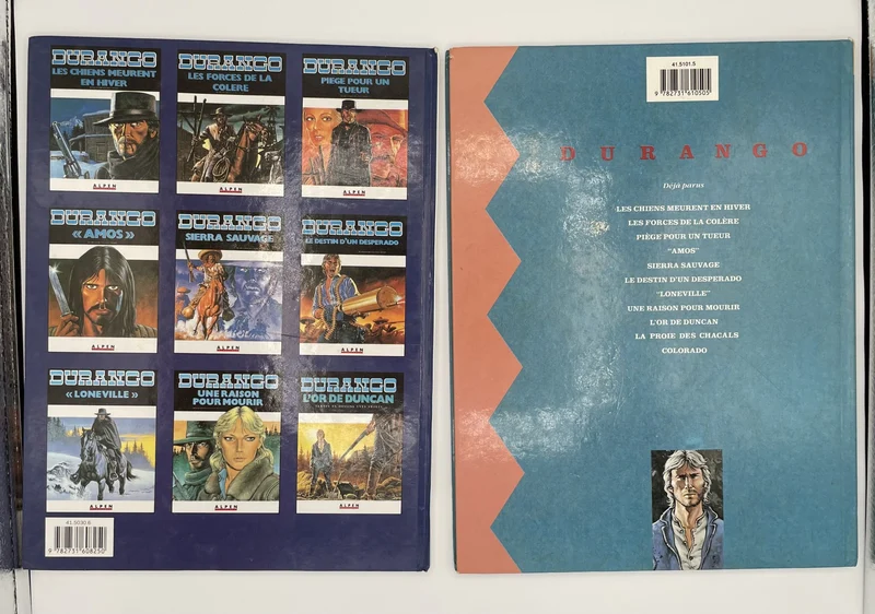 Durango - Tomes 1 à 9 et 11 - Yves Swolfs - Edition des Archers - BD franco-belge - Bon état