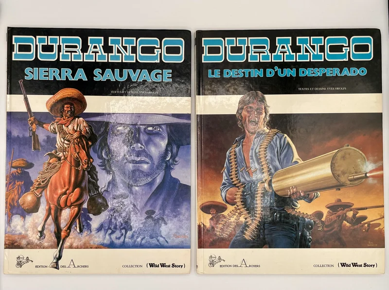 Durango - Tomes 1 à 9 et 11 - Yves Swolfs - Edition des Archers - BD franco-belge - Bon état