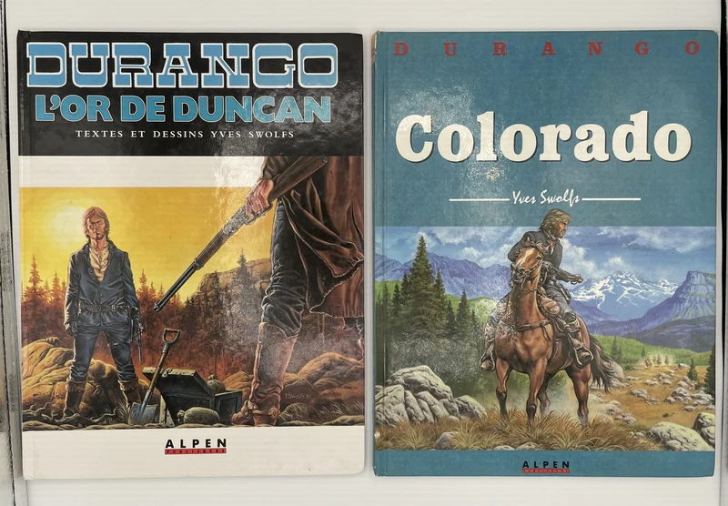 Durango - Tomes 1 à 9 et 11 - Yves Swolfs - Edition des Archers - BD franco-belge - Bon état