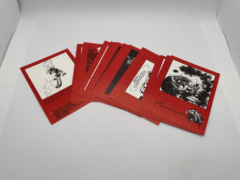 Franquin - Idées Noires - Aedena - 1985 - Cartes postales - Très bon état