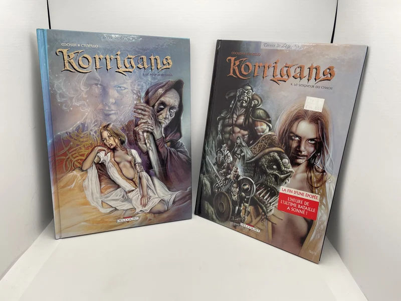 Korrigans - EO - T 3 et 4 (Le peuple de Dana, Le seigneur du chaos) - Thomas Mosdi / Emmanuel Civiello - Delcourt - BD franco-belge - Très bon état