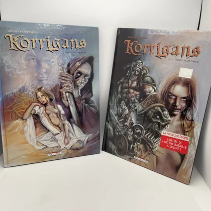 Korrigans - EO - T 3 et 4 (Le peuple de Dana, Le seigneur du chaos) - Thomas Mosdi / Emmanuel Civiello - Delcourt - BD franco-belge - Très bon état