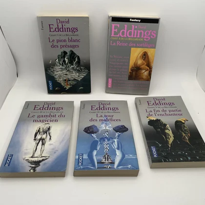 La Belgariade - Tomes 1 à 5 (Série complète) - David Eddings - Pocket - Livres - Bon état