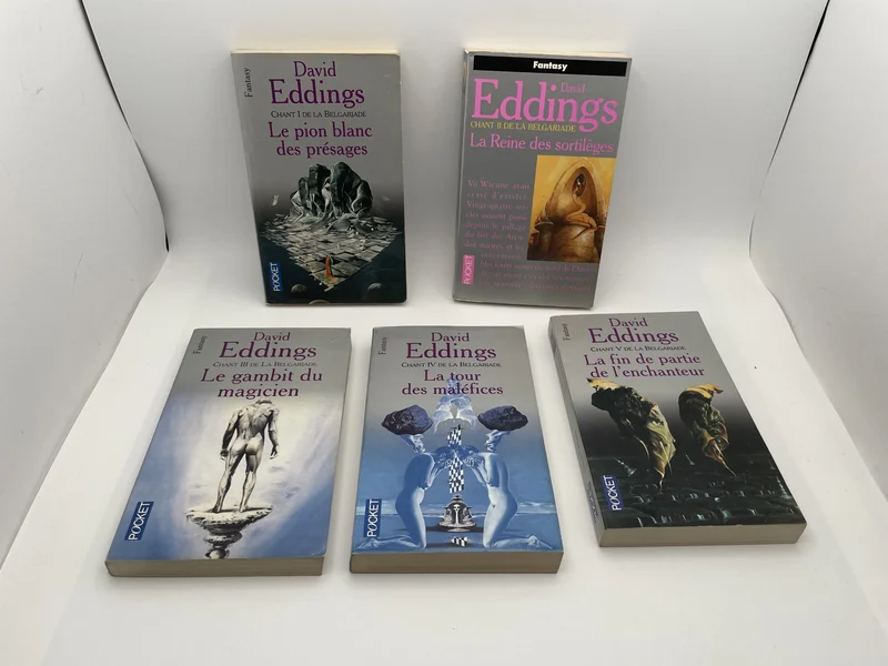 La Belgariade - Tomes 1 à 5 (Série complète) - David Eddings - Pocket - Livres - Bon état