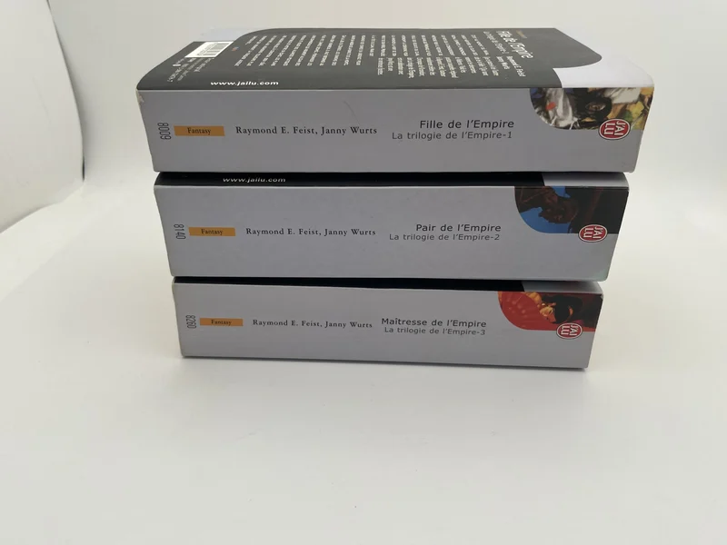 La Trilogie de l'Empire - Tomes 1 à 3 (Fille de l'Empire, Pair de l'Empire, Maîtresse de l'Empire) - Raymond E. Feist / Janny Wurts - J'ai Lu - Livres - Bon état