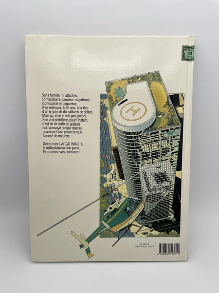 Largo Winch - EO - T 1 - L'héritier - Jean Van Hamme / Philippe Francq - Dupuis - BD franco-belge - Très bon état