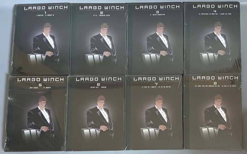 Largo Winch - Intégrale Le Soir diptyques (tomes 1 à 16) - Jean Van Hamme / Philippe Francq - Dupuis - BD franco-belge - Neuf