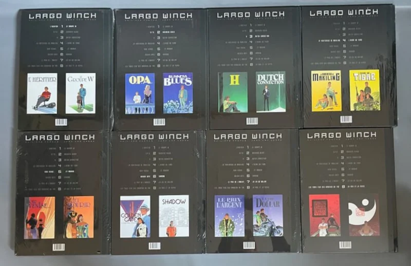 Largo Winch - Intégrale Le Soir diptyques (tomes 1 à 16) - Jean Van Hamme / Philippe Francq - Dupuis - BD franco-belge - Neuf