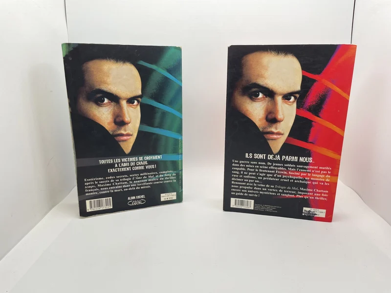 Le Cycle de l'homme et de la vérité - Tomes 1 et 2 (Les Arcanes du chaos, Prédateurs) - Maxime Chattam - Albin Michel - Livres - Bon état