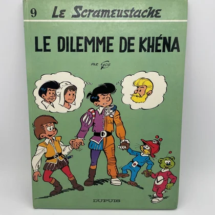 Le Scrameustache - EO - T 9 - Le Dilemme de Khéna - Gos - Dupuis - BD franco-belge - Bon état