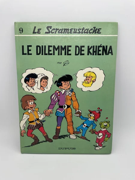 Le Scrameustache - EO - T 9 - Le Dilemme de Khéna - Gos - Dupuis - BD franco-belge - Bon état