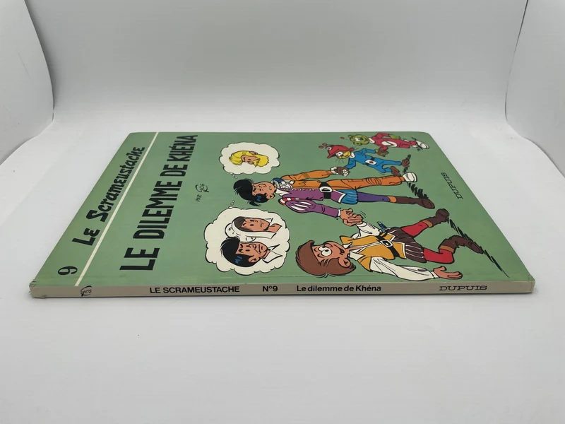 Le Scrameustache - EO - T 9 - Le Dilemme de Khéna - Gos - Dupuis - BD franco-belge - Bon état