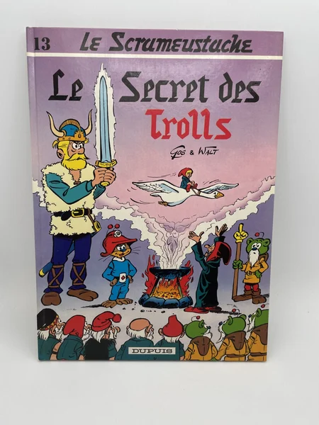 Le Scrameustache - EO - T 13 - Le Secret des Trolls - Gos / Walt - Dupuis - BD franco-belge - Très bon état