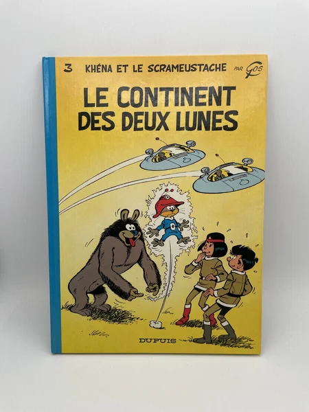 Le Scrameustache - EO - T 3 - Le Continent des Deux Lunes - Gos - Dupuis - BD franco-belge - Bon état
